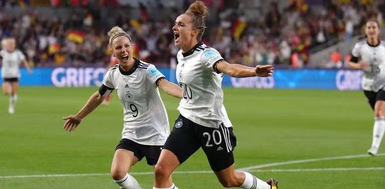 女足欧洲杯德国vs法国出场的相关图片